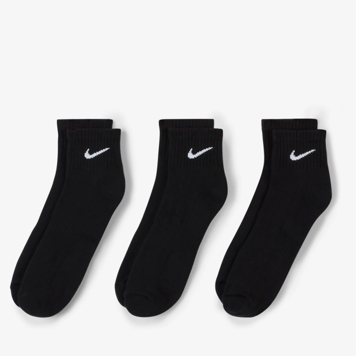 Шкарпетки NIKE U NK EVERYDAY CUSH ANKLE 3PR BLACK